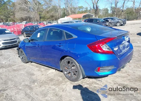 2019 Honda Civic Sport from USA, damaged, VIN 2HGFC2F84KH586535